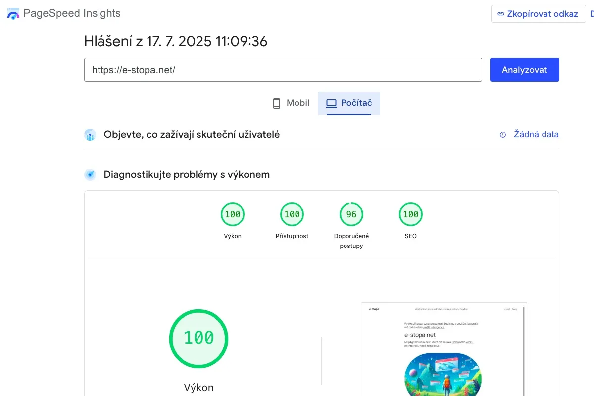 PageSpeed desktop 2025 07 17 v 11.27.04