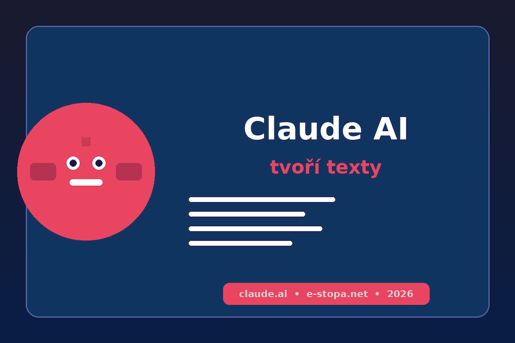 Claude AI tvoří texty
