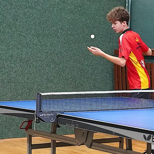 stolní tenis zblízka