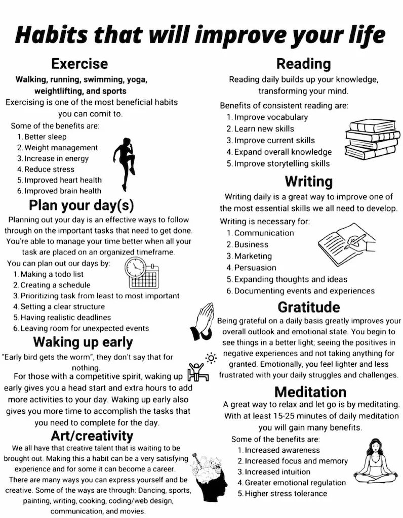 Habits for life